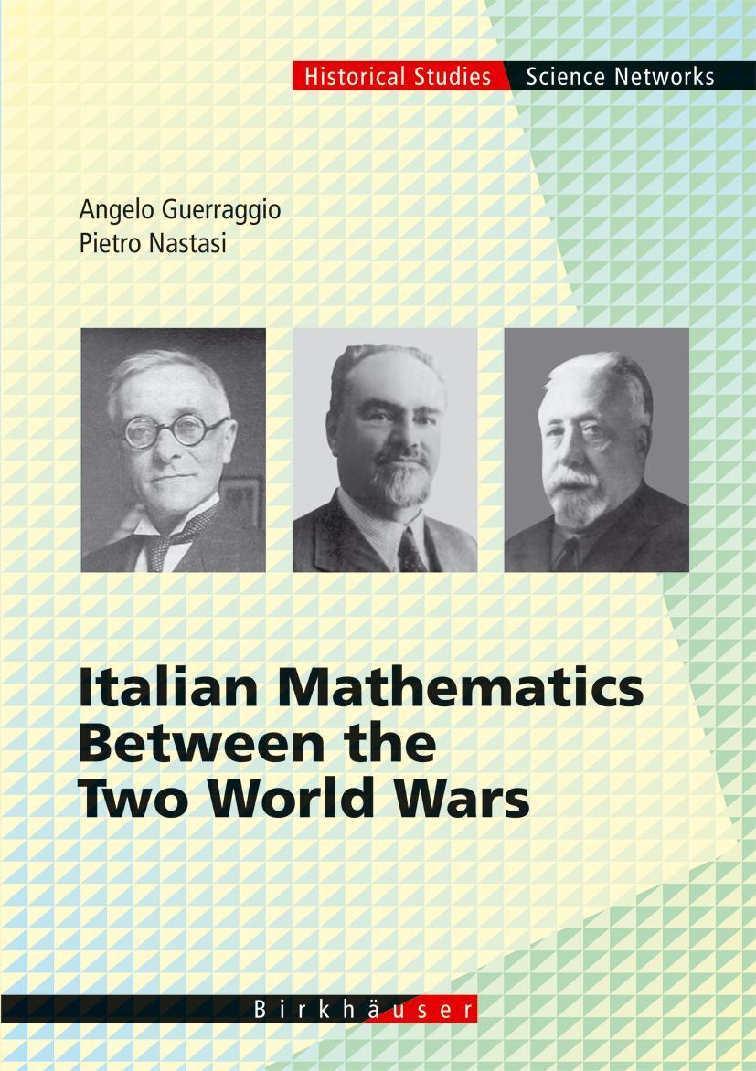 Vorderes Coverbild Italian Mathematics Between the Two World Wars