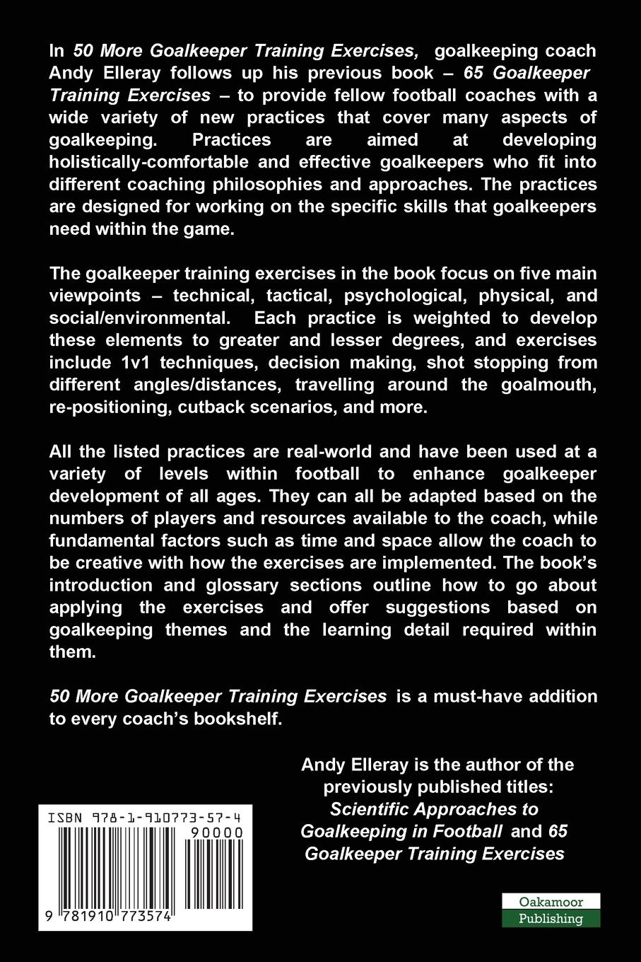 Rückseitencover 50 More Goalkeeper Training Exercises