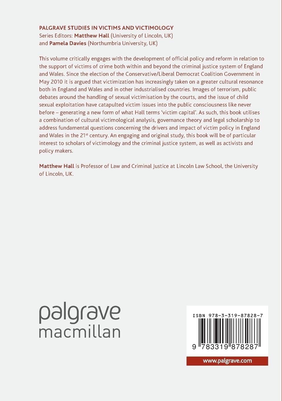 Rückseitencover Victims of Crime