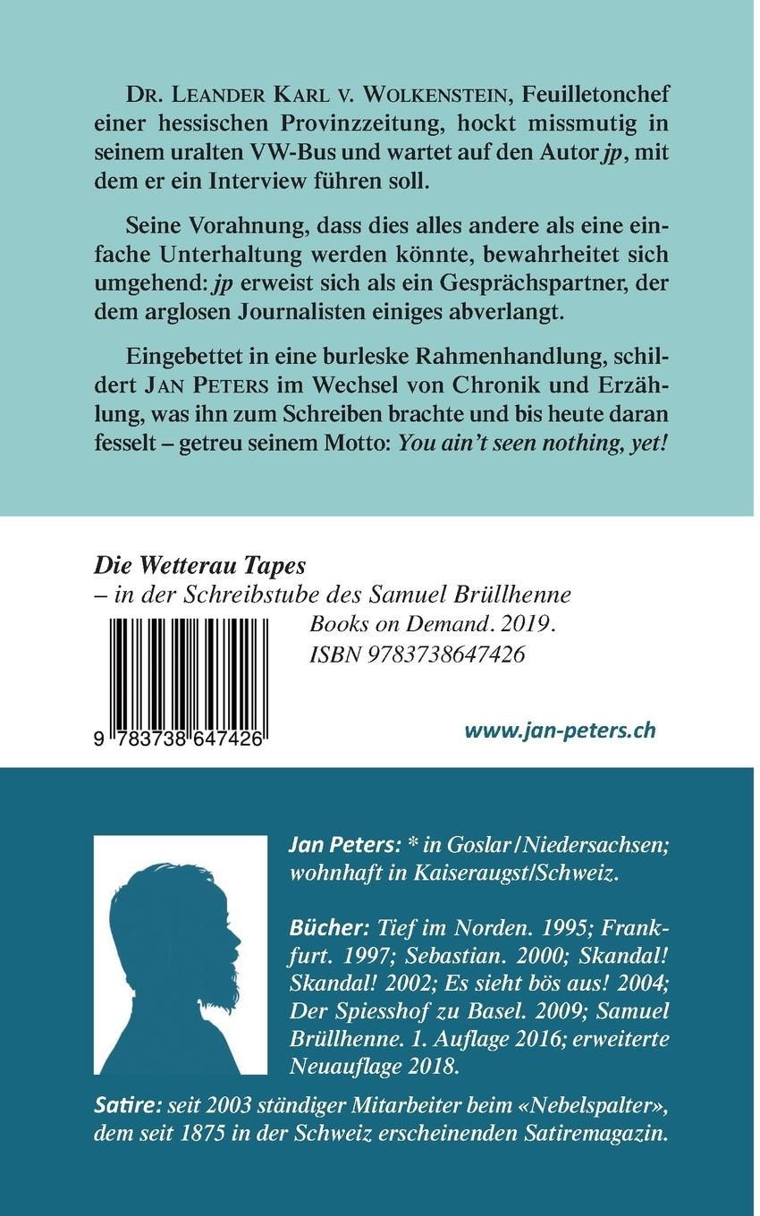 Rückseitencover Die Wetterau Tapes