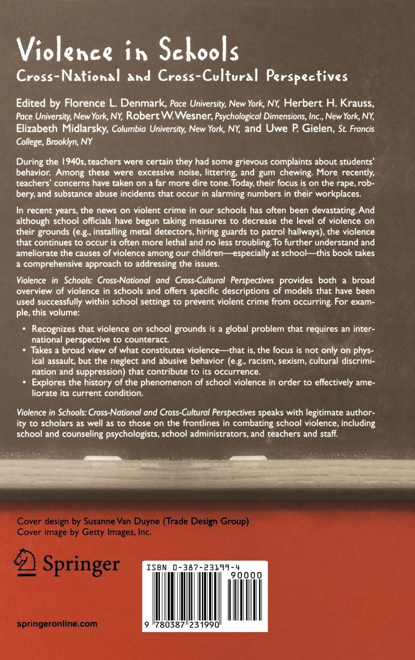 Rückseitencover Violence in Schools