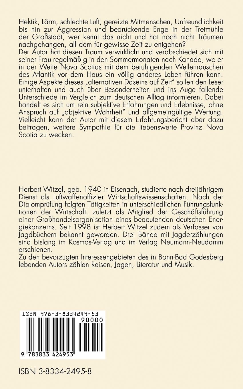 Rückseitencover Sehnsucht nach Ahornblättern