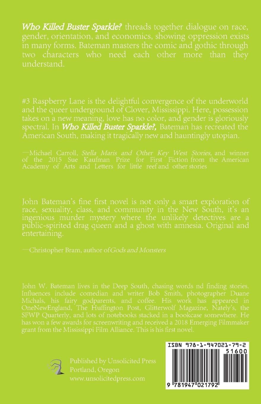 Rückseitencover Who Killed Buster Sparkle?