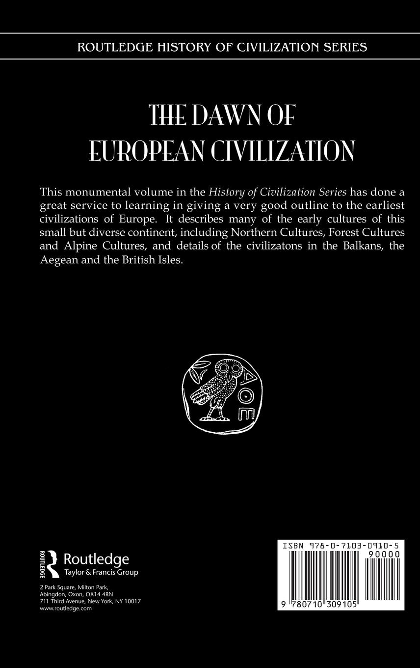 Rückseitencover Dawn Of European Civilization
