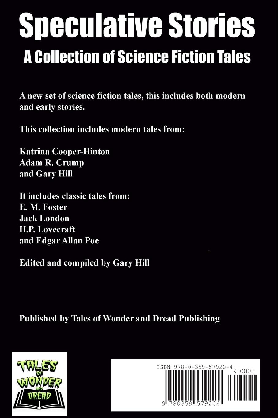 Rückseitencover Speculative Stories