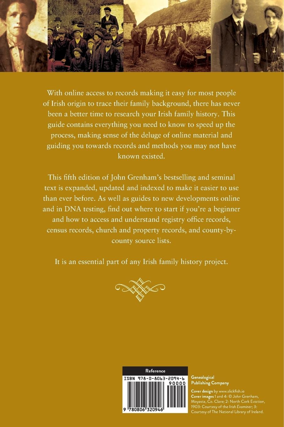 Rückseitencover Tracing Your Irish Ancestors. Fifth Edition