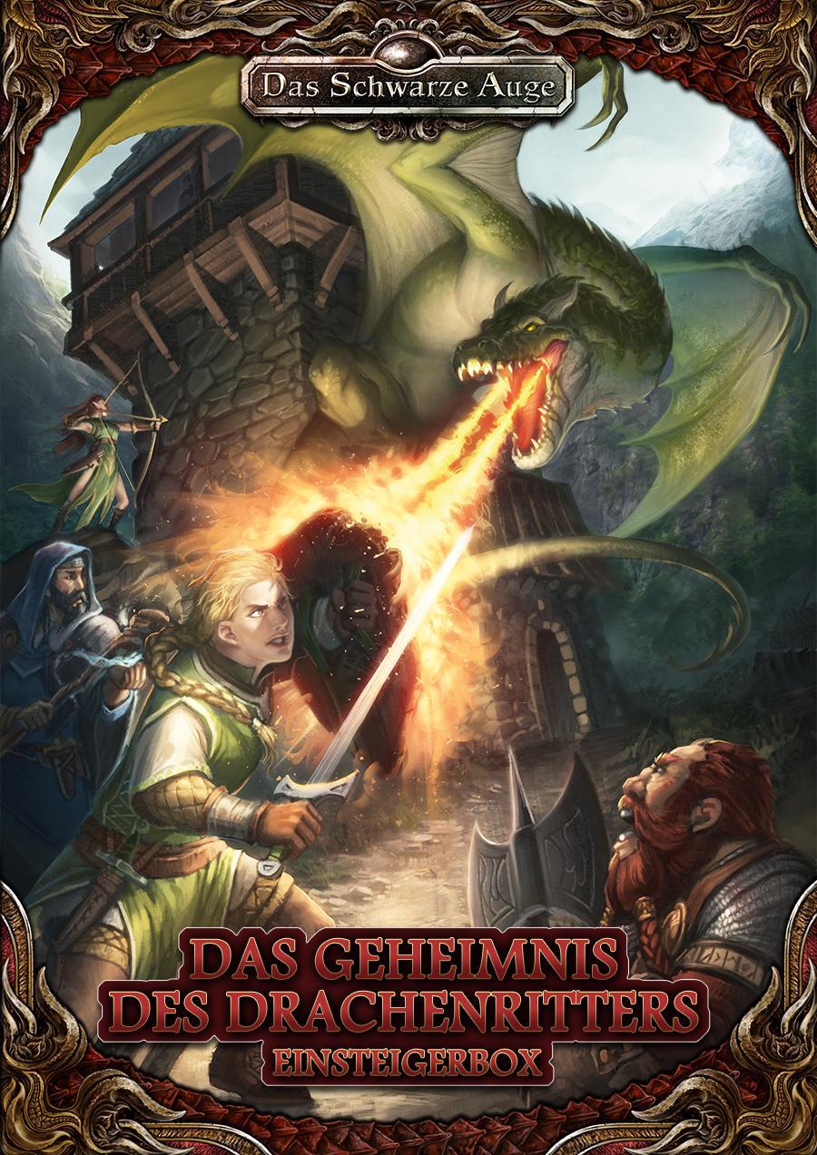 Vorderes Coverbild Das Geheimnis des Drachenritters - DSA Einsteigerbox