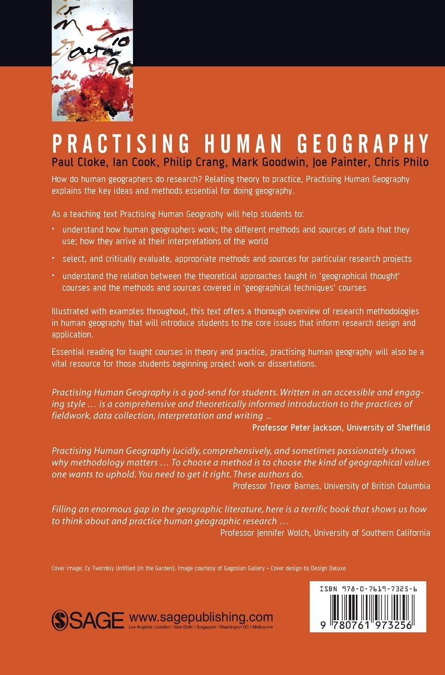 Rückseitencover Practising Human Geography