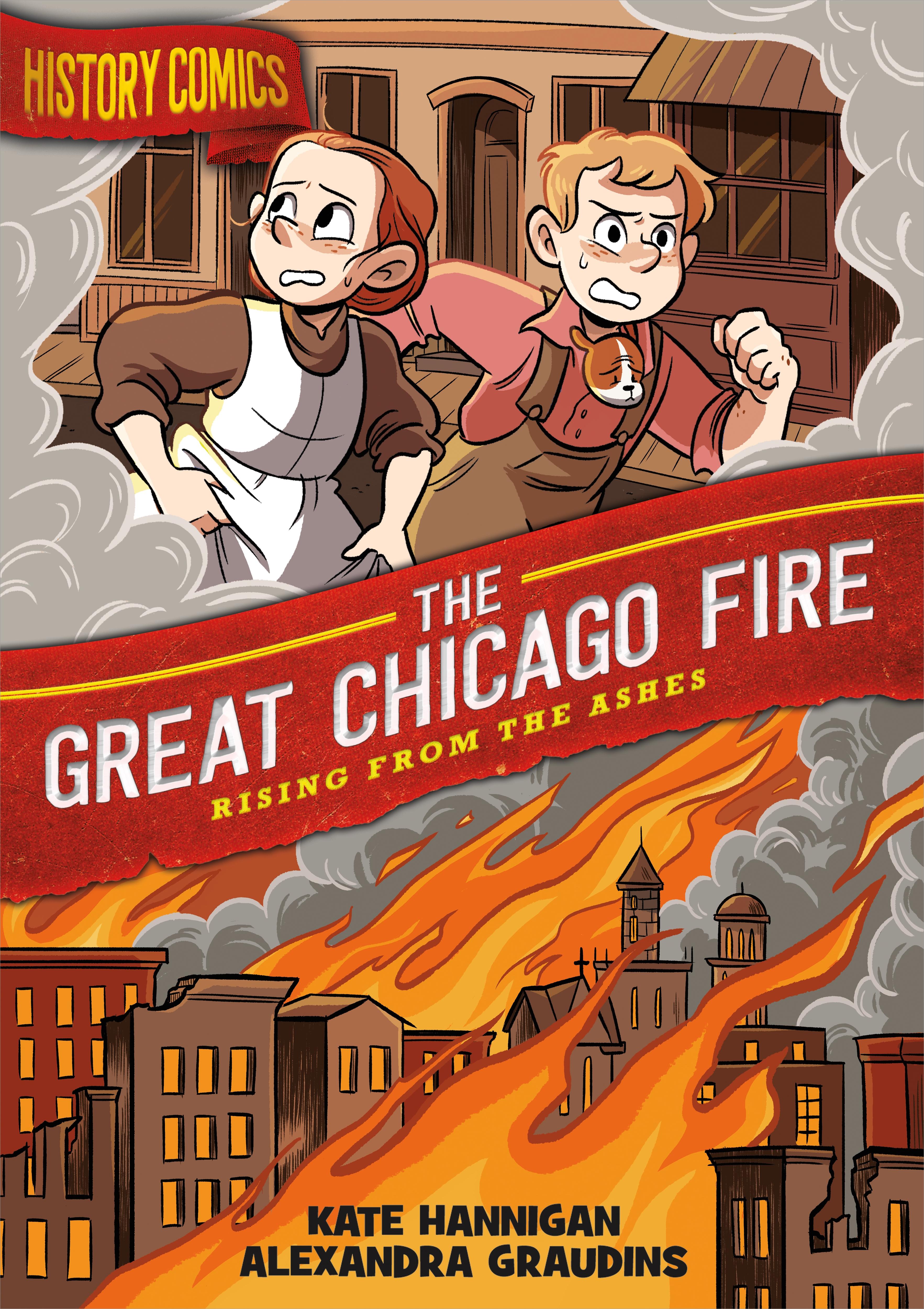 Vorderes Coverbild History Comics: The Great Chicago Fire