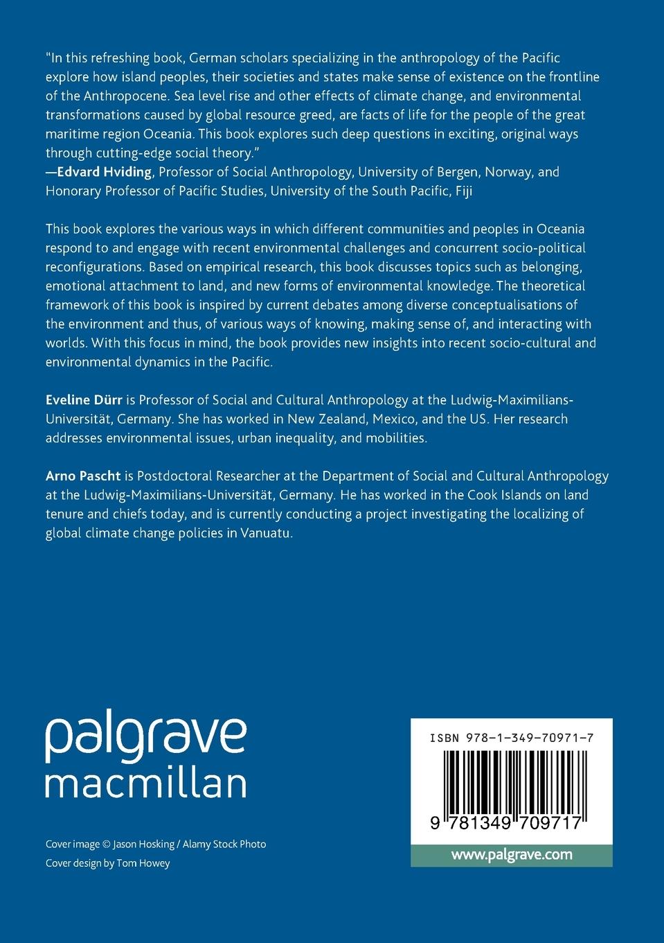 Rückseitencover Environmental Transformations and Cultural Responses