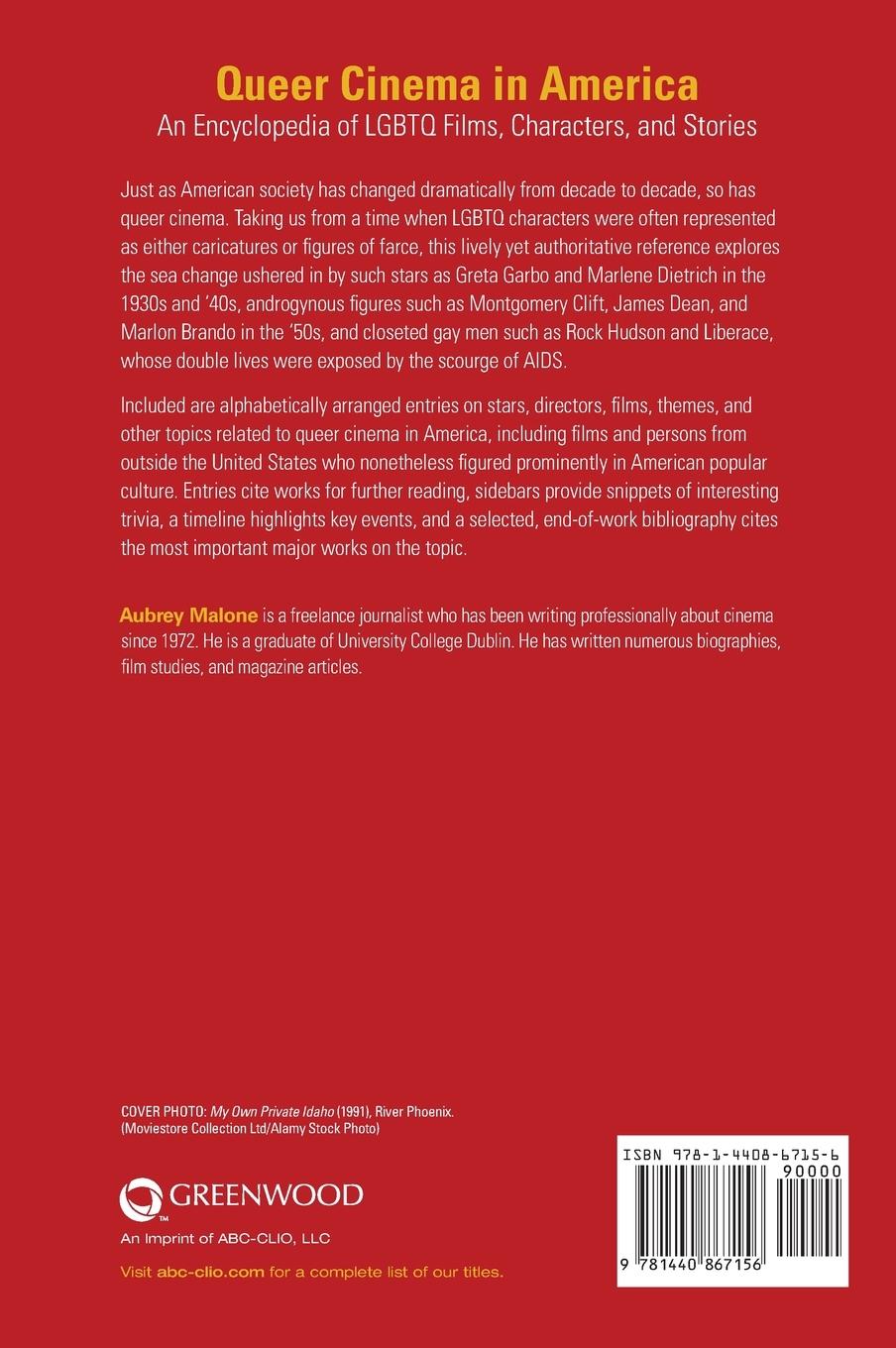 Rückseitencover Queer Cinema in America