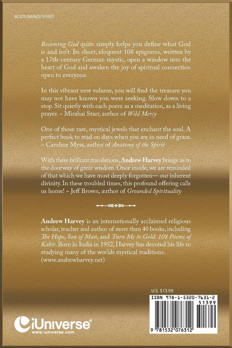 Rückseitencover Becoming God