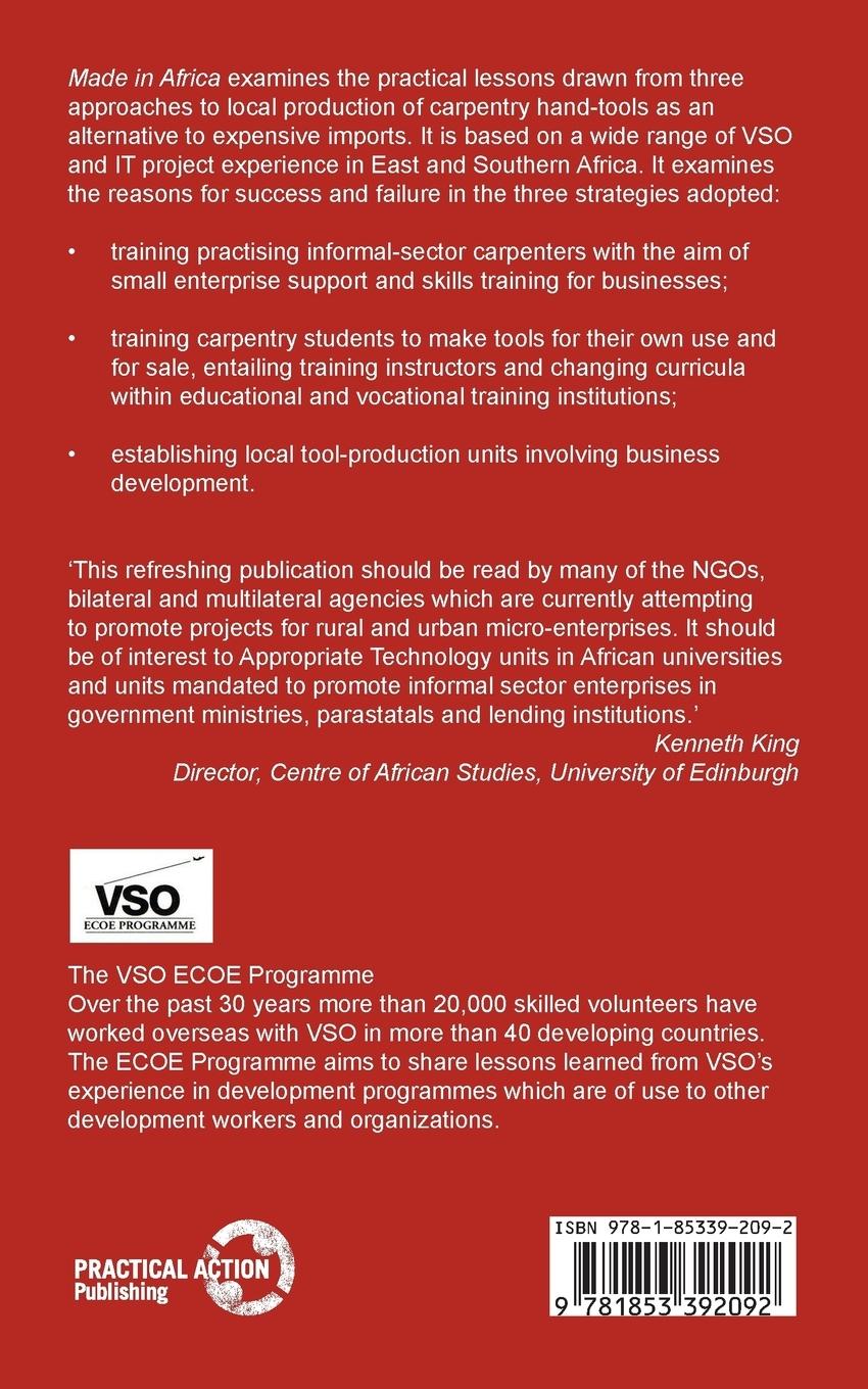 Rückseitencover Made in Africa