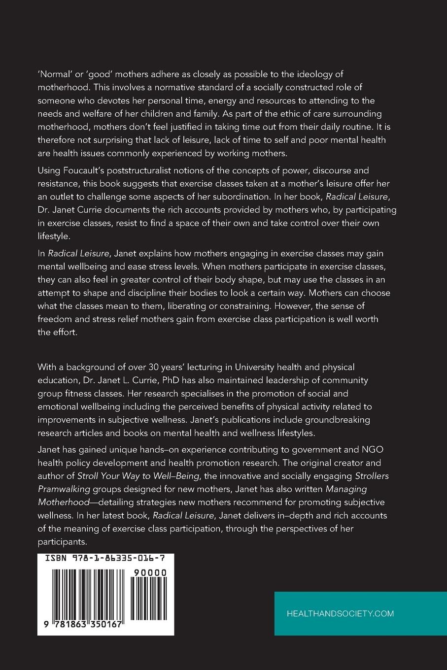 Rückseitencover Radical Leisure