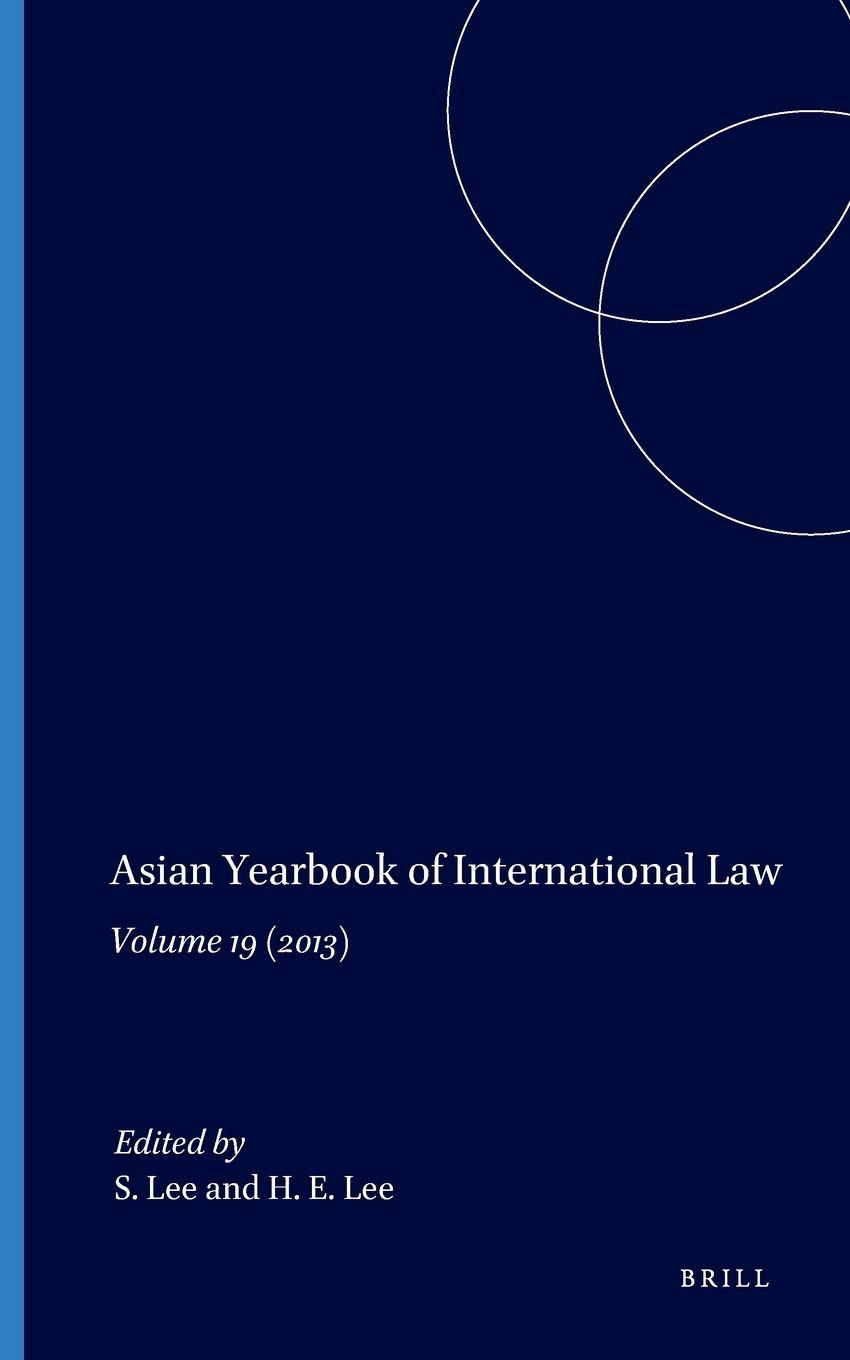 Vorderes Coverbild Asian Yearbook of International Law, Volume 19 (2013)