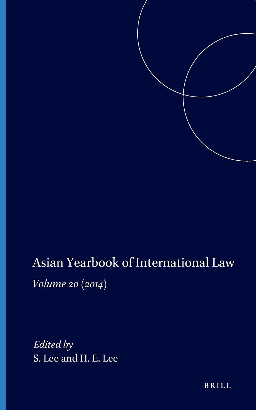 Vorderes Coverbild Asian Yearbook of International Law, Volume 20 (2014)