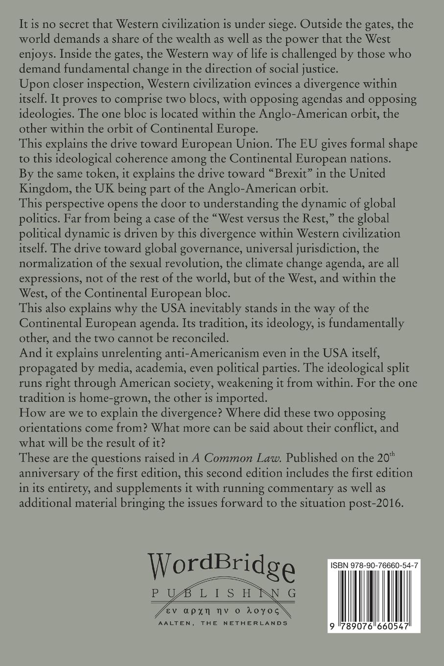 Rückseitencover A Common Law