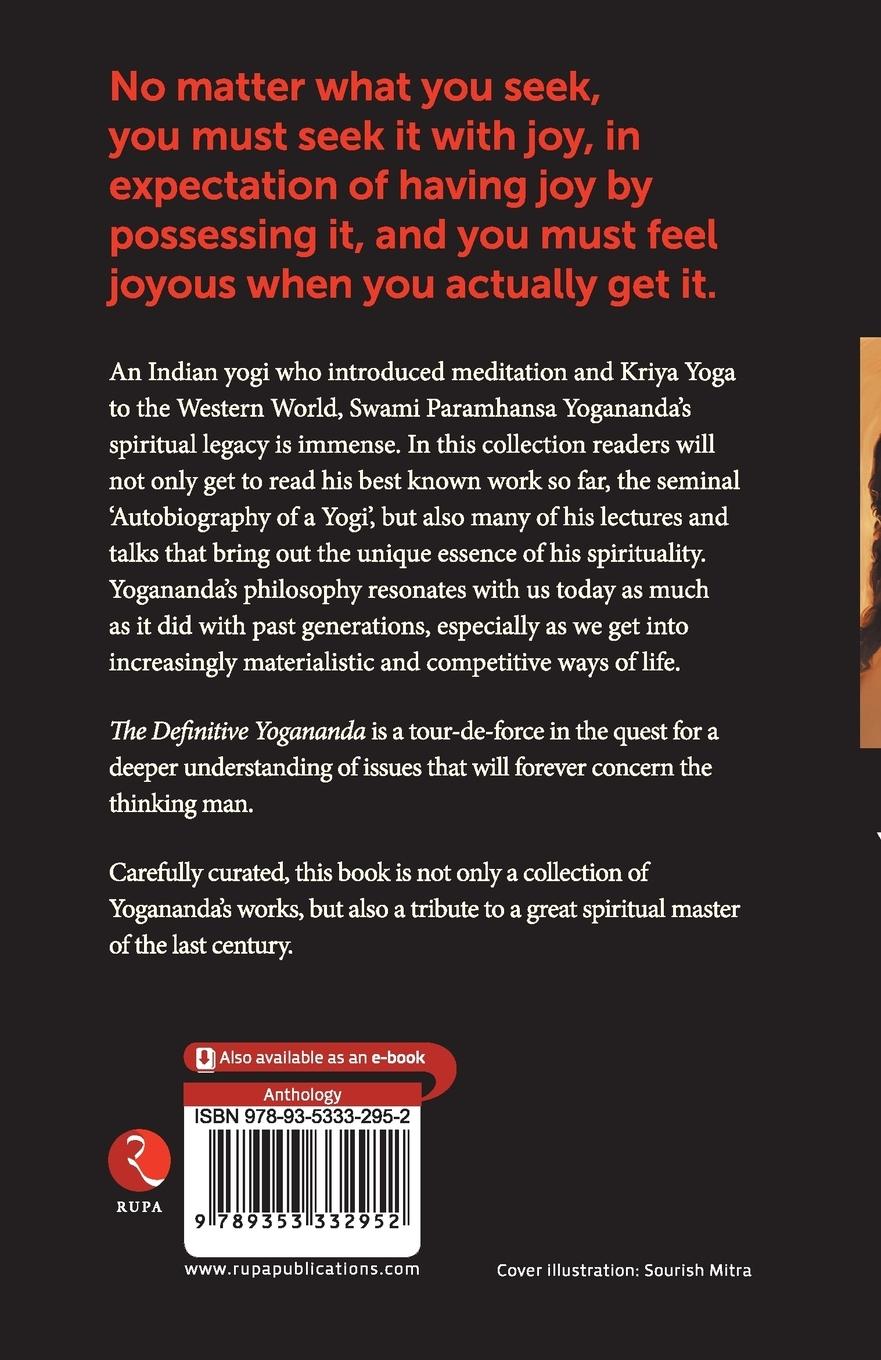 Rückseitencover THE DEFINITIVE YOGANANDA