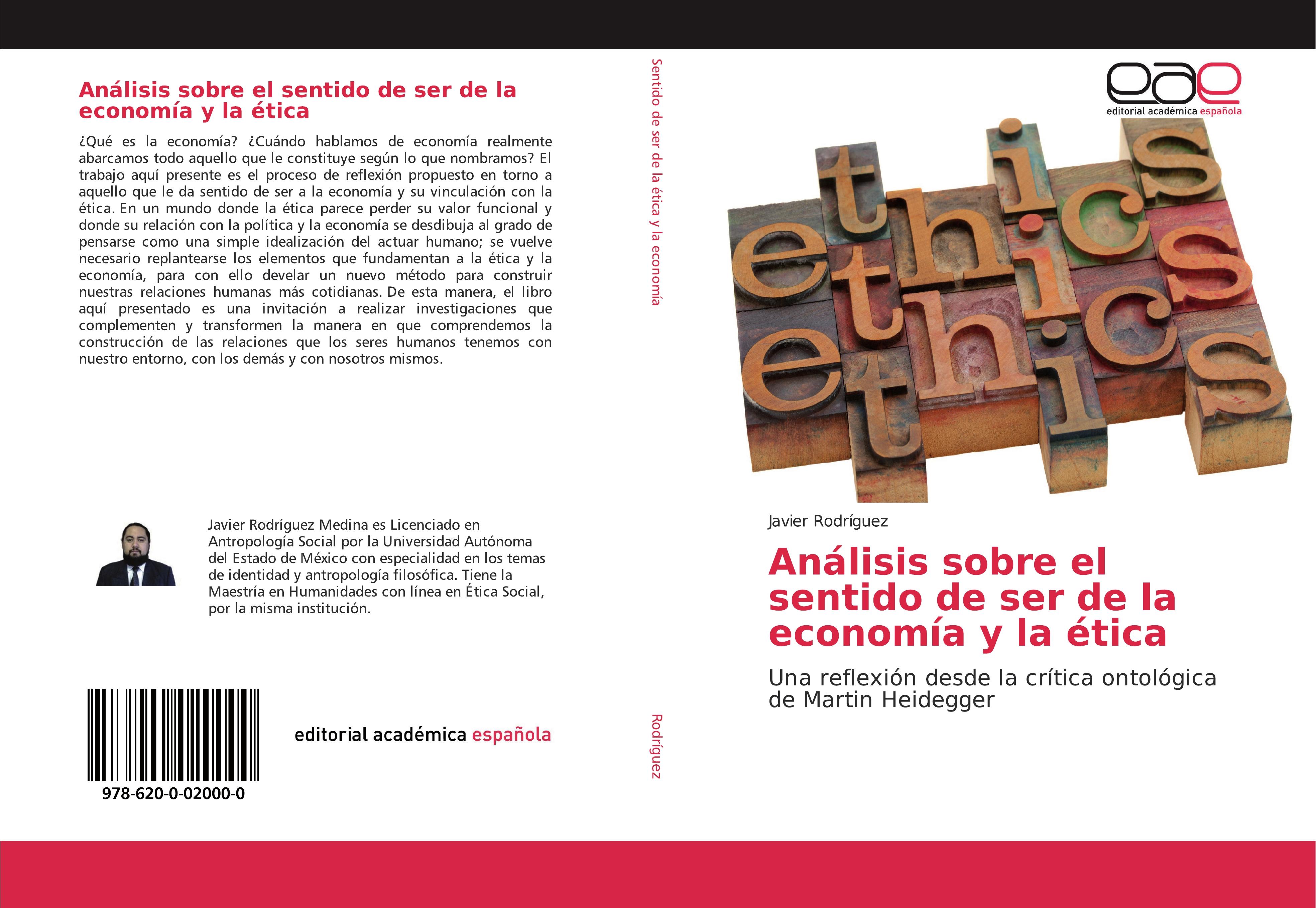 Vorderes Coverbild Análisis sobre el sentido de ser de la economía y la ética