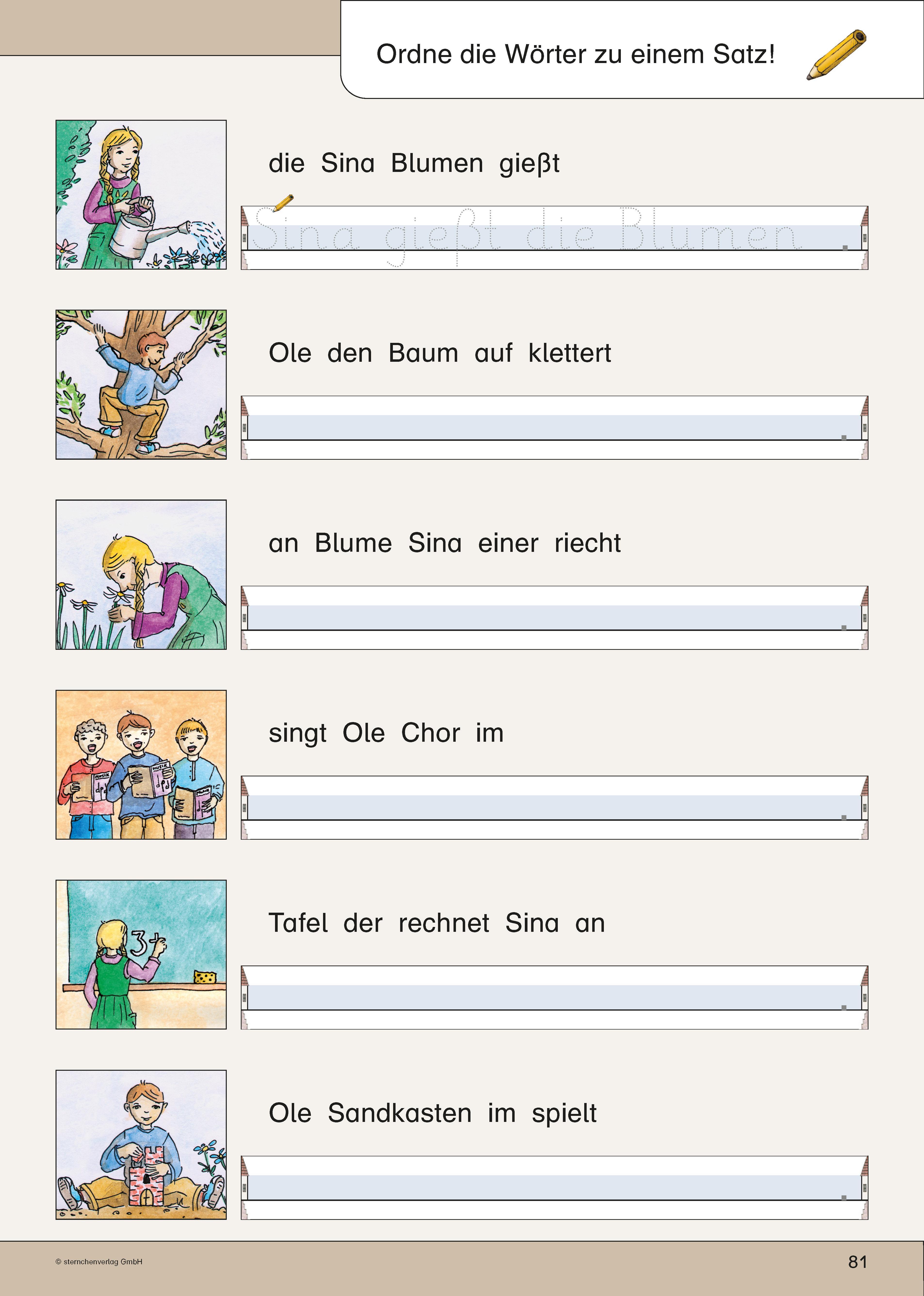 Beispielinhalt (Bild) Ich kann die Grundschrift Teil A - Ausgabe mit Artikelkennzeichnung