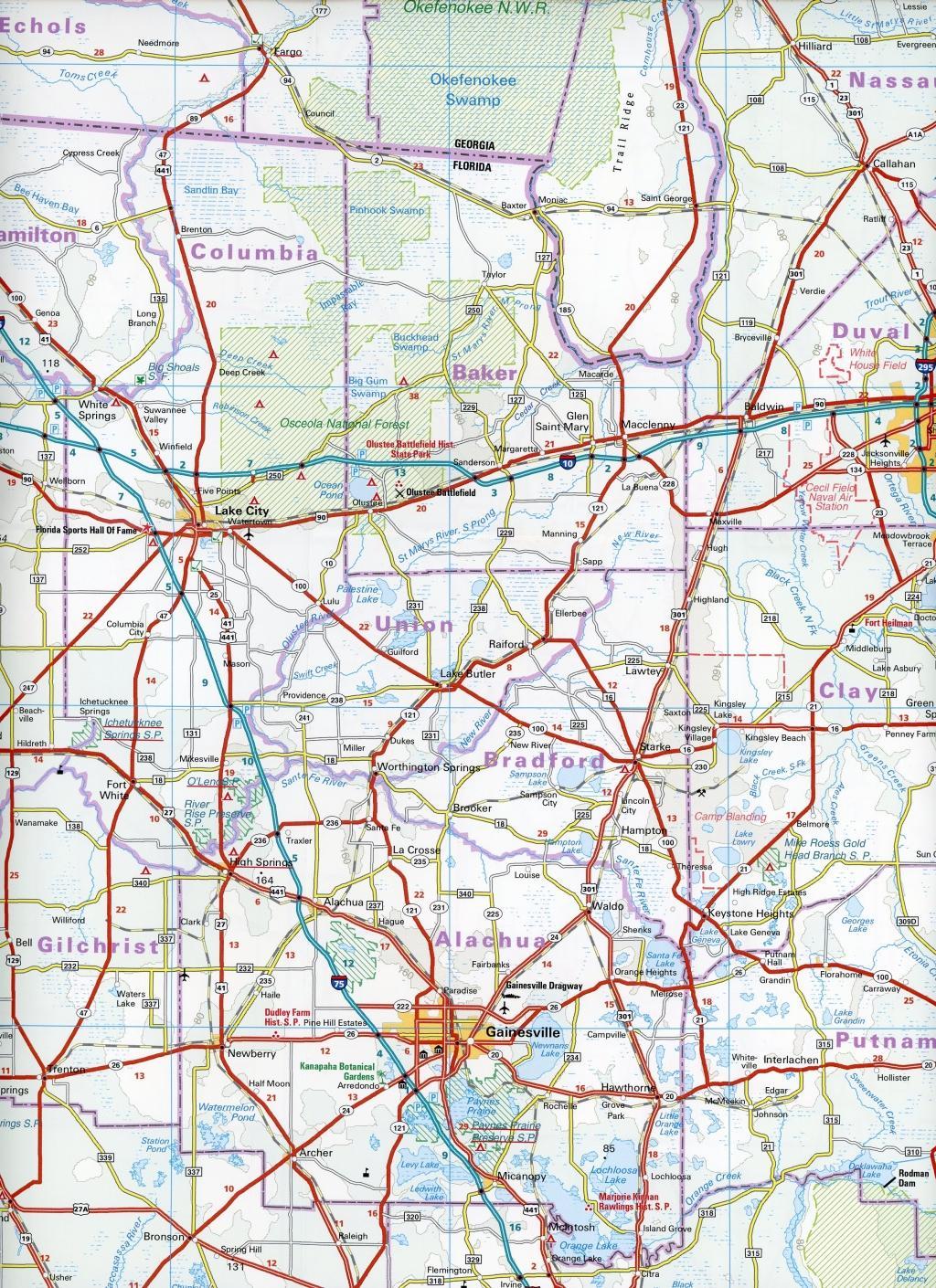 Beispielinhalt (Bild) Reise Know-How Landkarte USA 10, Florida (1:500.000)