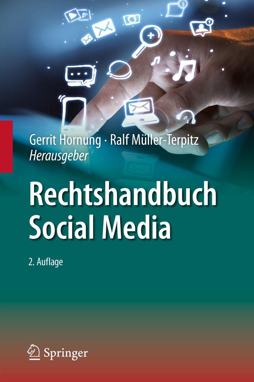 Vorderes Coverbild Rechtshandbuch Social Media