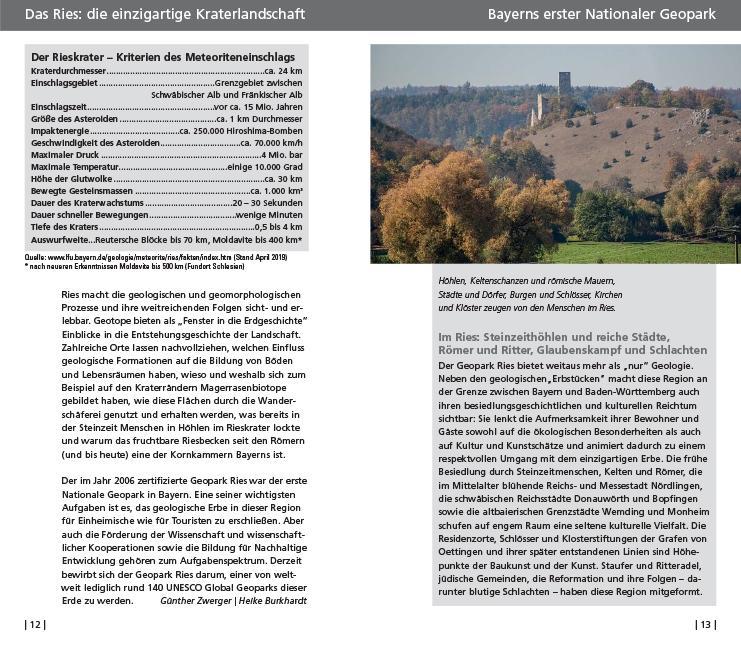 Beispielinhalt (Bild) Nationaler Geopark Ries