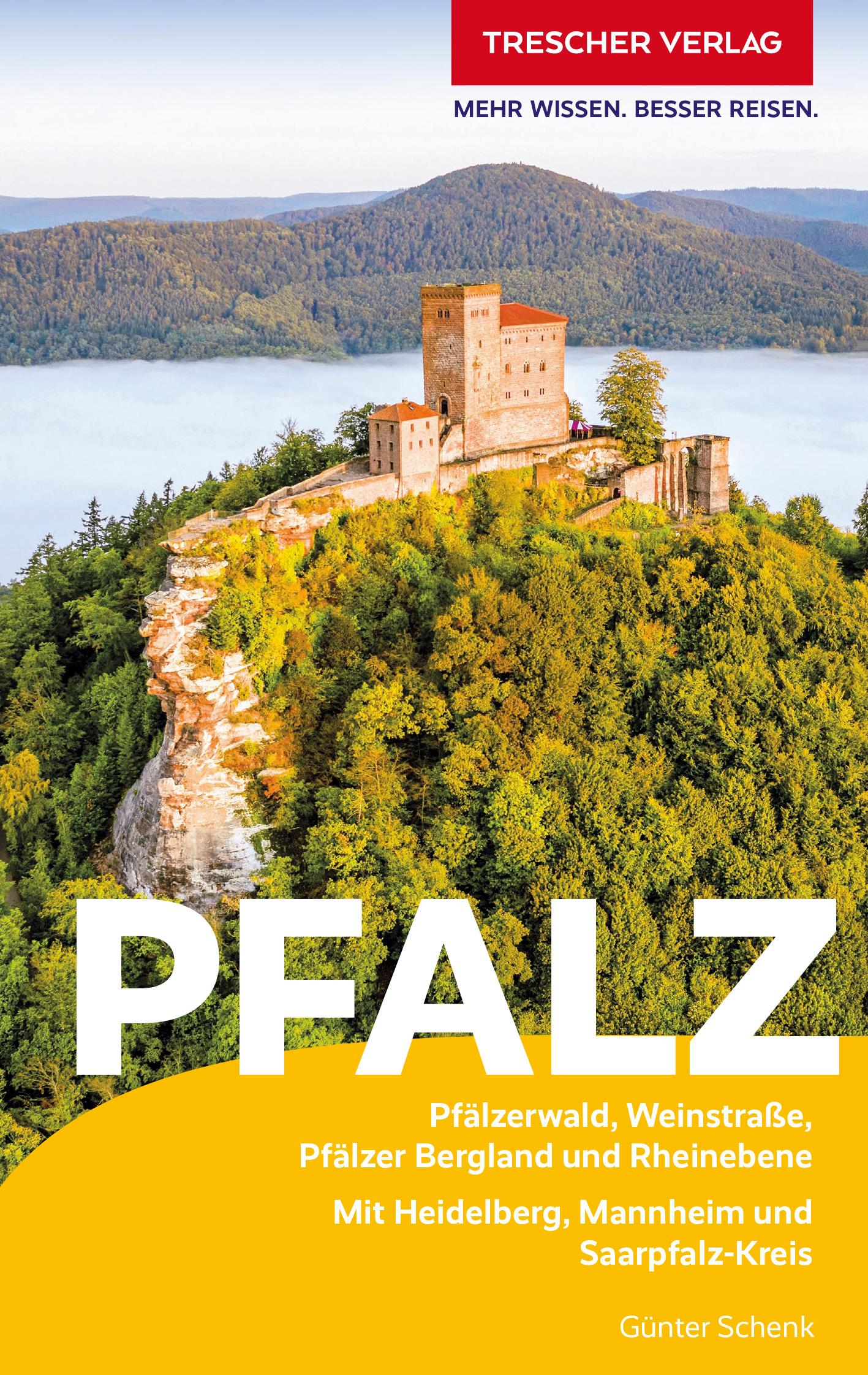 Vorderes Coverbild TRESCHER Reiseführer Pfalz