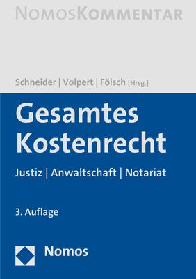 Vorderes Coverbild Gesamtes Kostenrecht