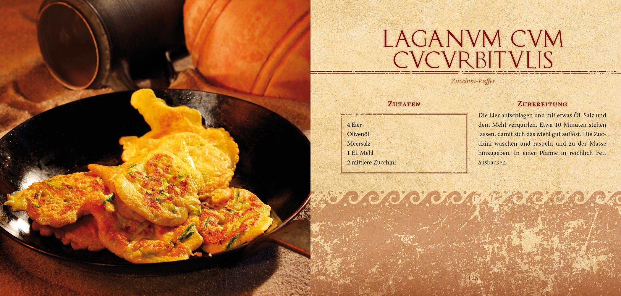 Beispielinhalt (Bild) Gladiatoren Kochbuch