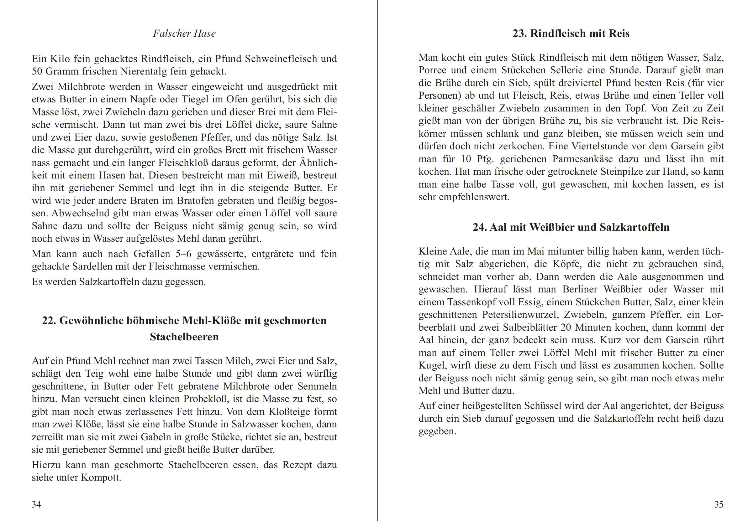 Beispielinhalt (Bild) Großmutters Alt-Thüringer Küche 1889