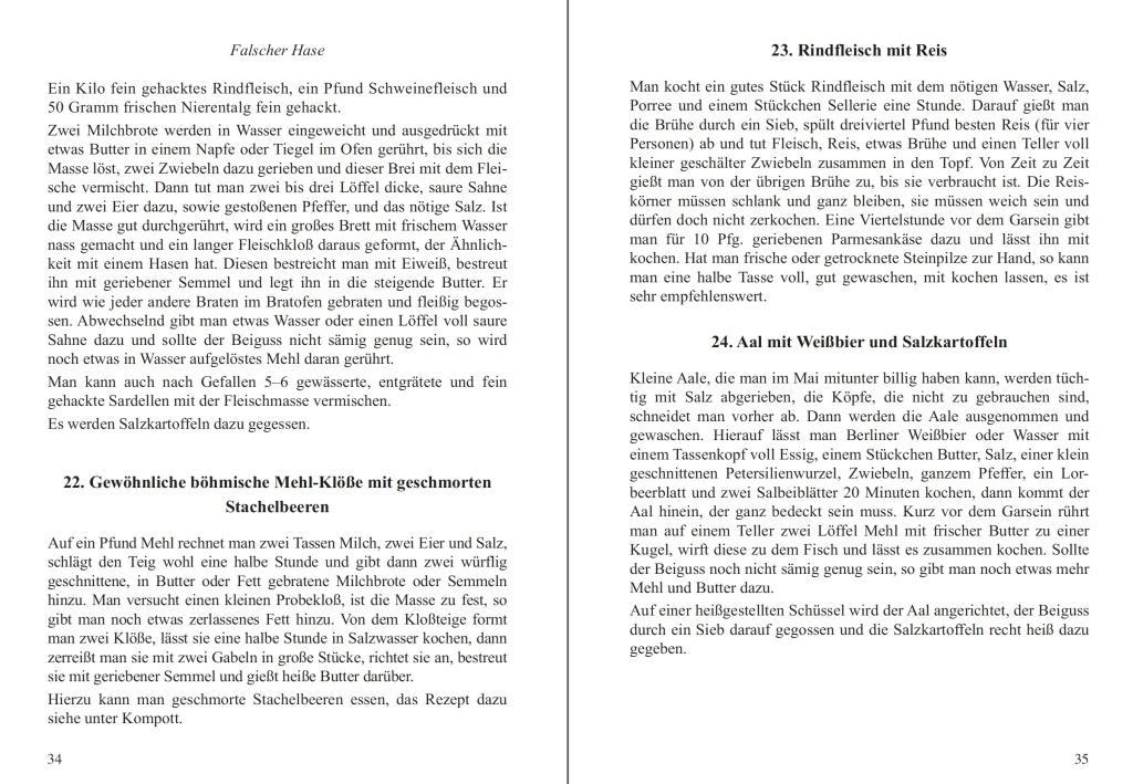 Beispielinhalt (Bild) Großmutters Alt-Thüringer Küche 1889