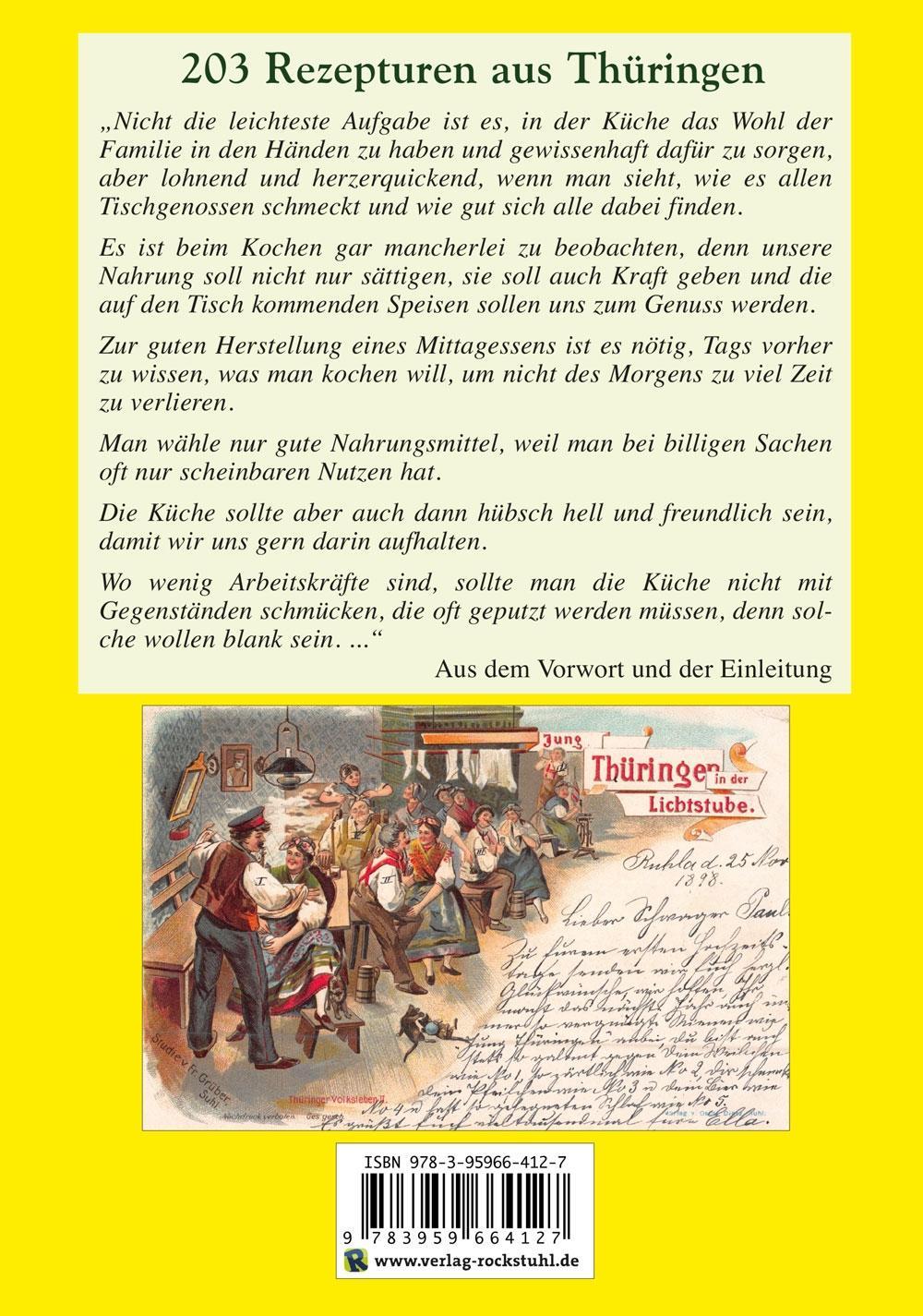 Beispielinhalt (Bild) Großmutters Alt-Thüringer Küche 1889