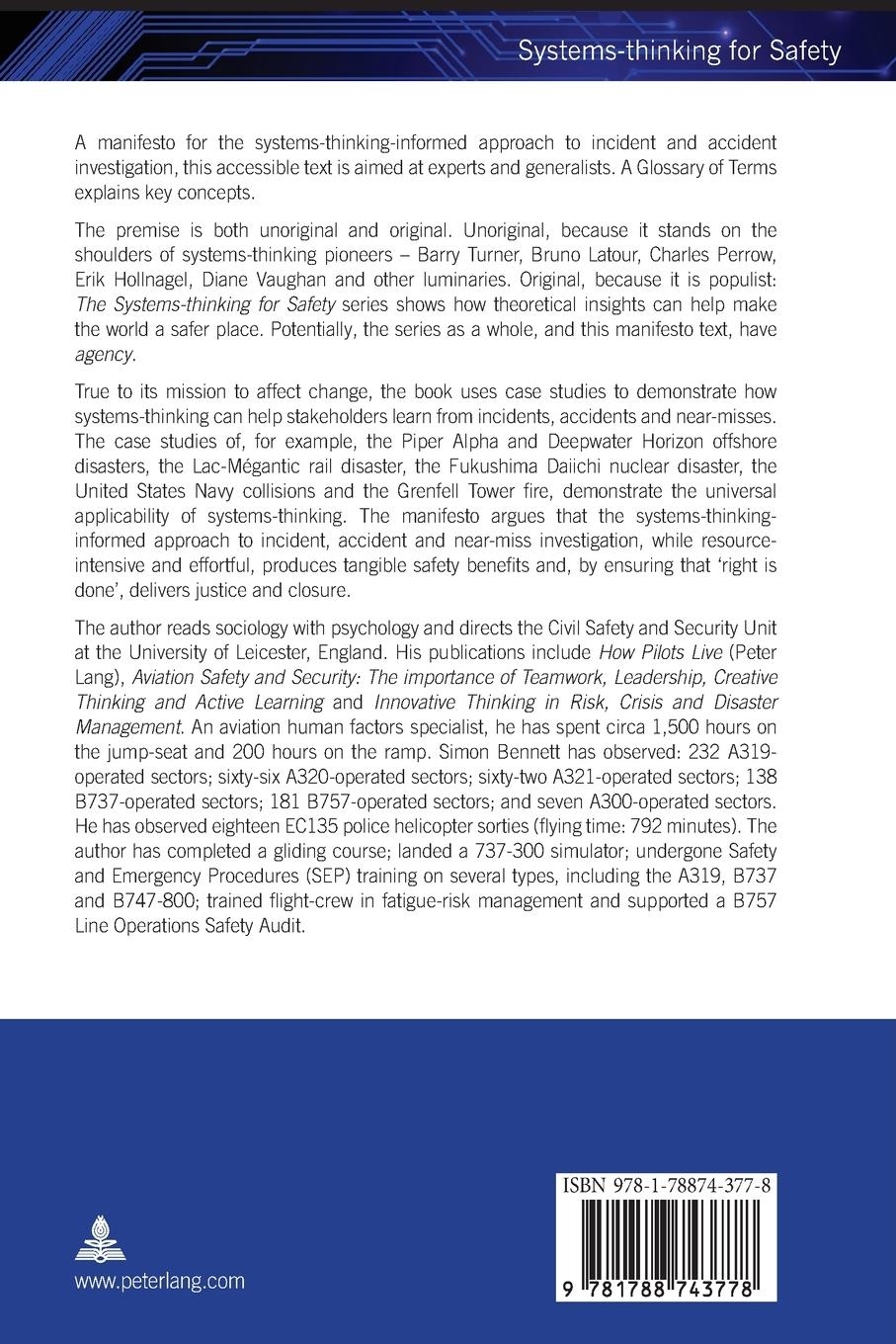 Rückseitencover Systems-thinking for Safety