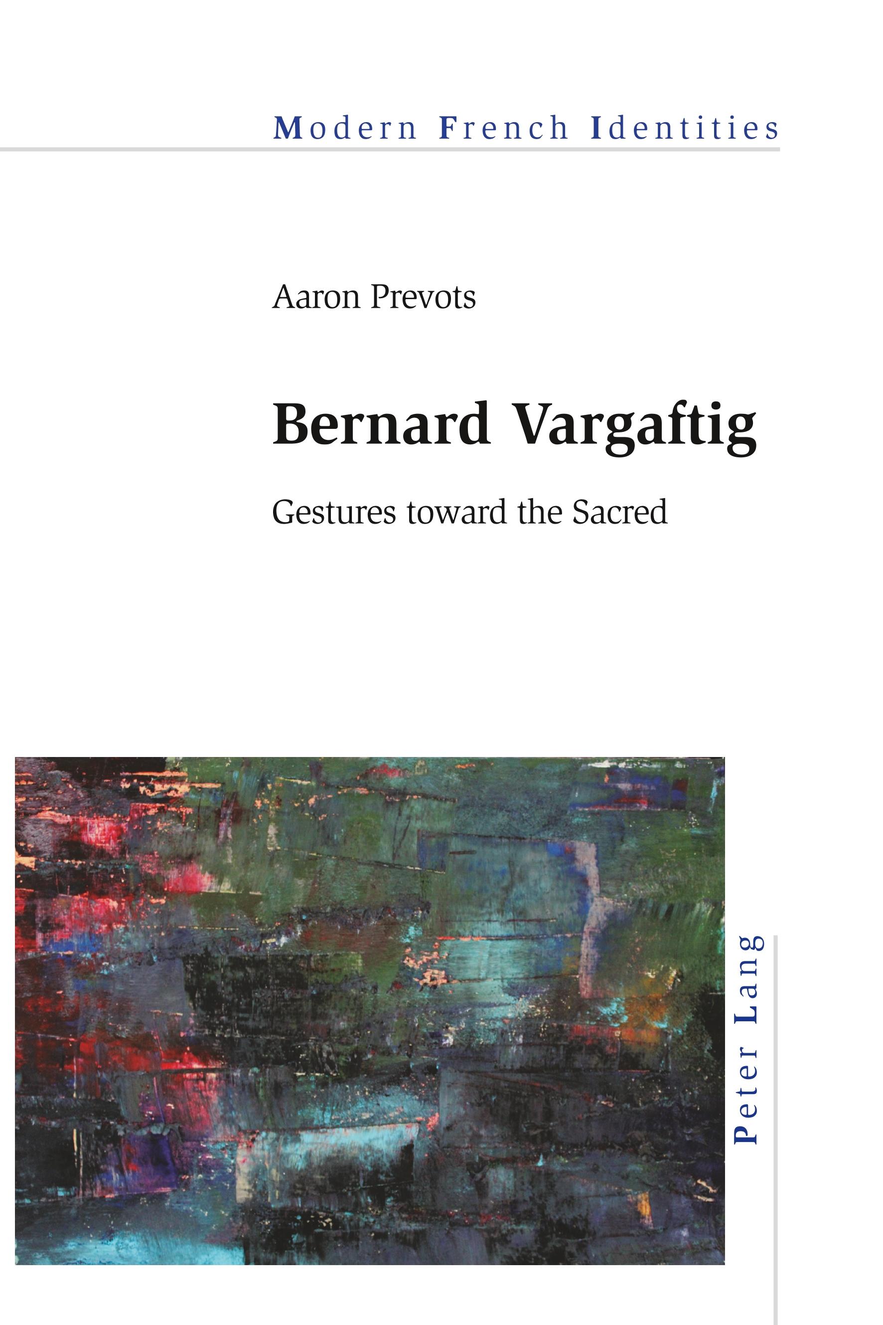 Vorderes Coverbild Bernard Vargaftig