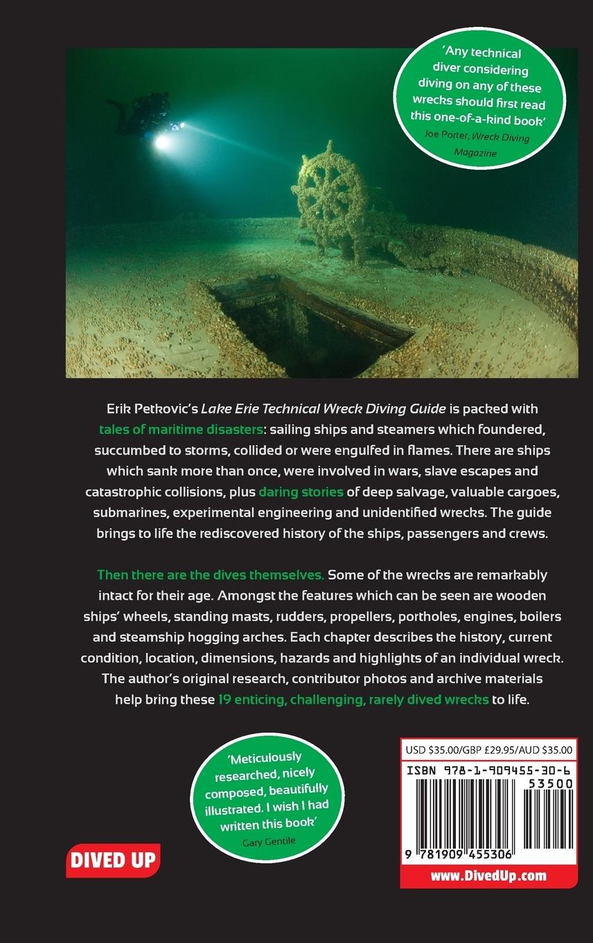 Rückseitencover Lake Erie Technical Wreck Diving Guide