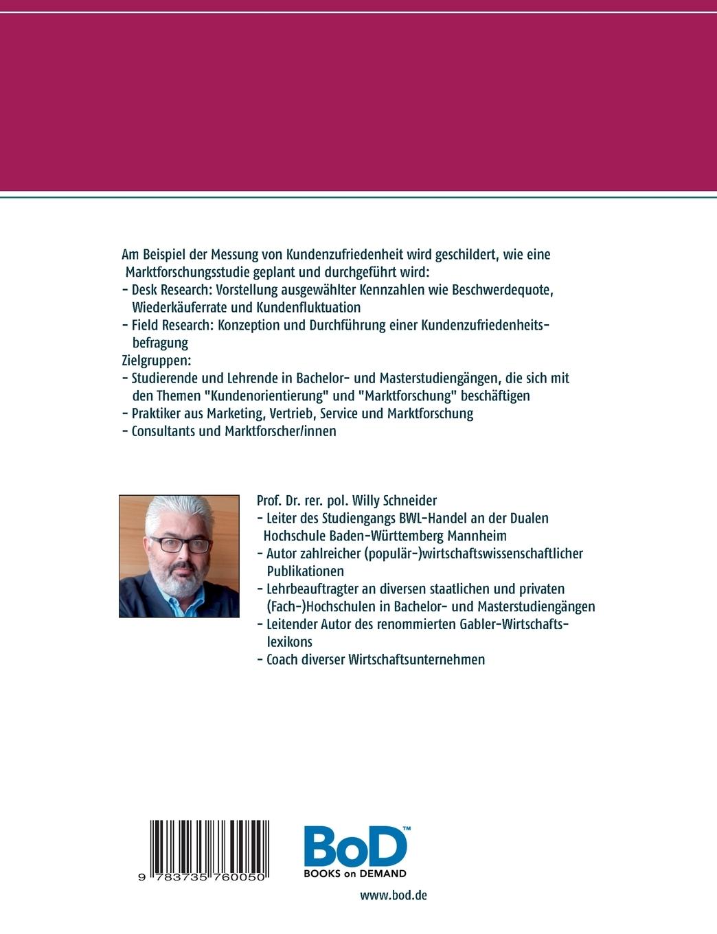 Rückseitencover Praxisleitfaden Marktforschungsstudie Kundenzufriedenheit