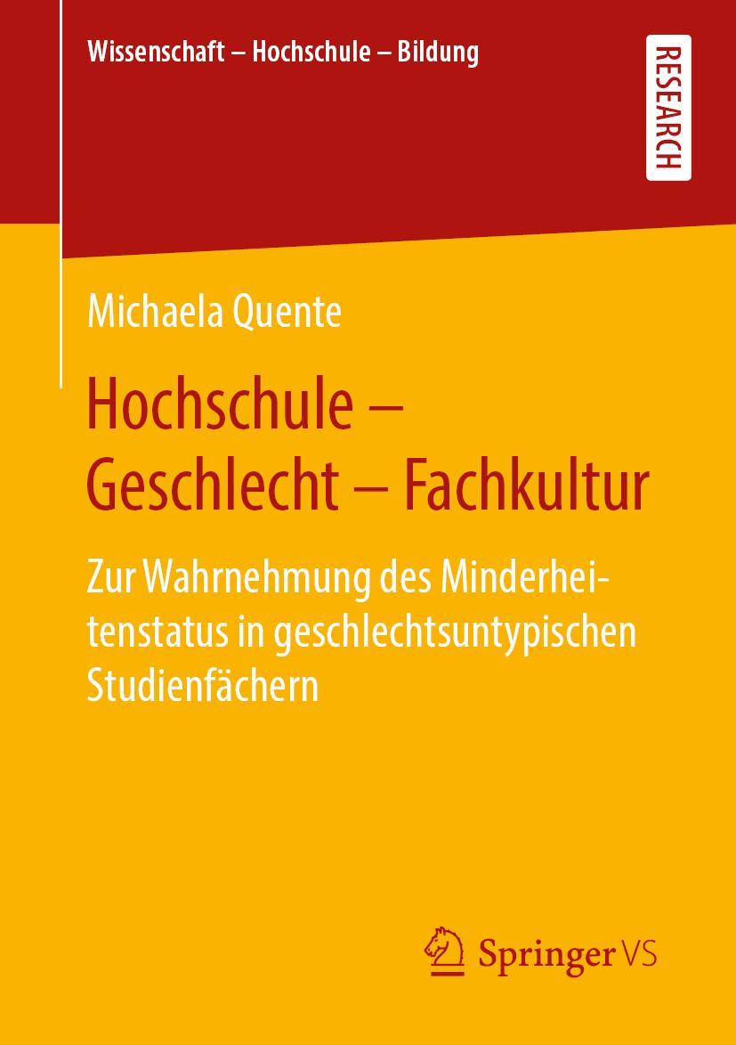 Vorderes Coverbild Hochschule - Geschlecht - Fachkultur