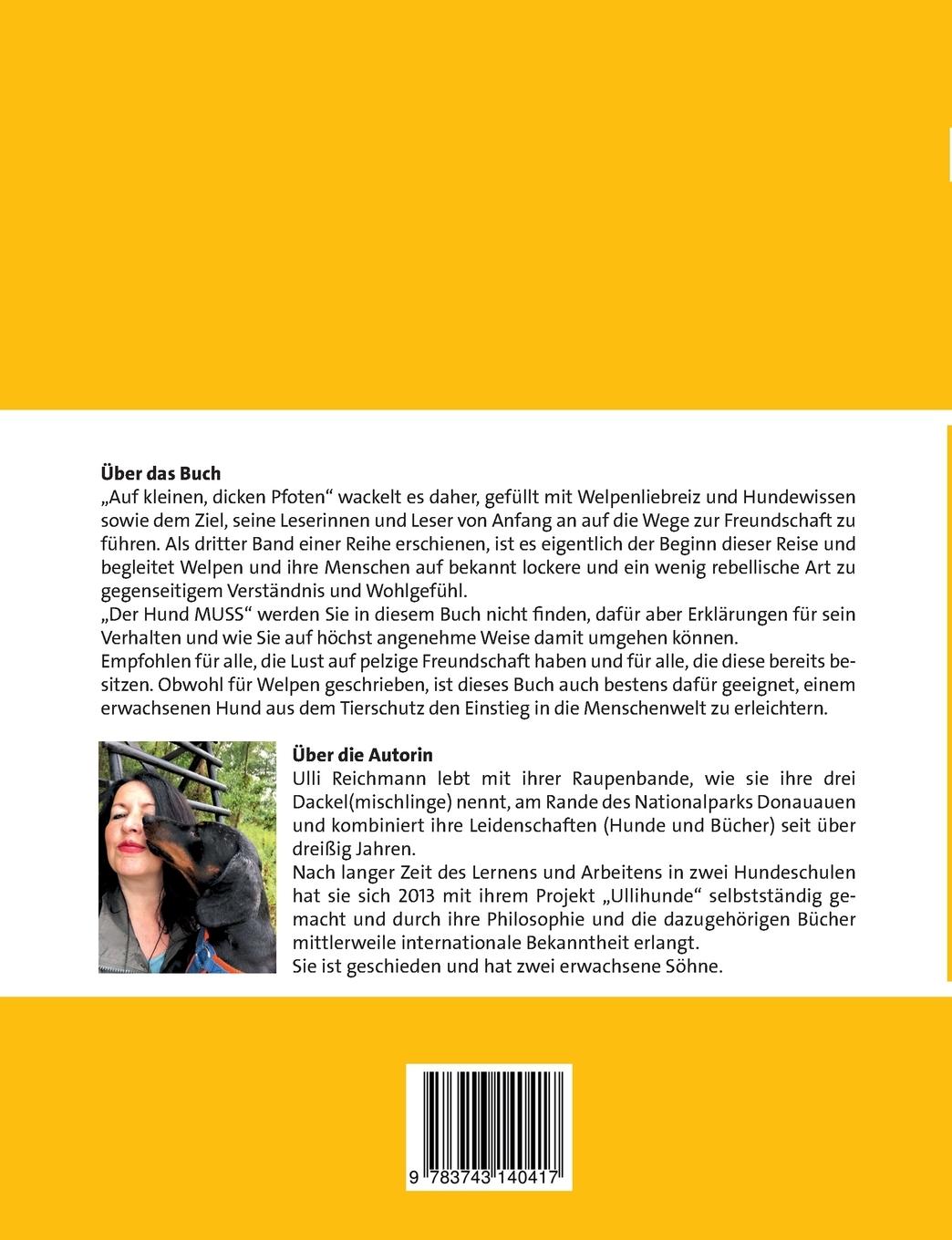 Rückseitencover Auf kleinen, dicken Pfoten