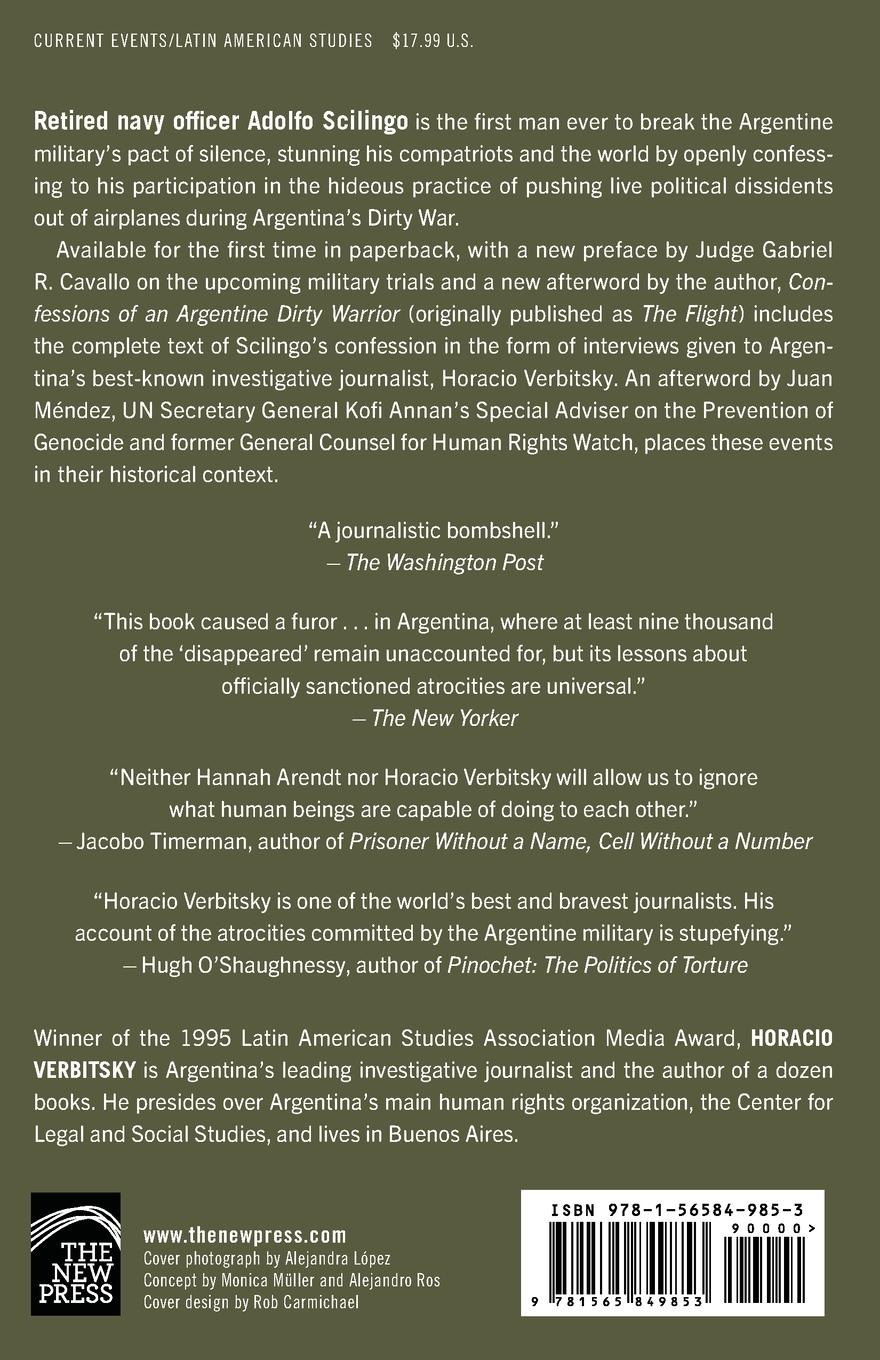 Rückseitencover Confessions of an Argentine Dirty Warrior