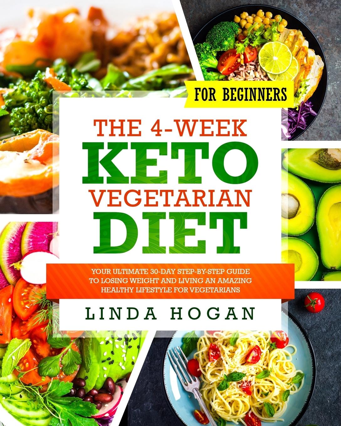 Vorderes Coverbild The 4-Week Keto Vegetarian Diet for Beginners