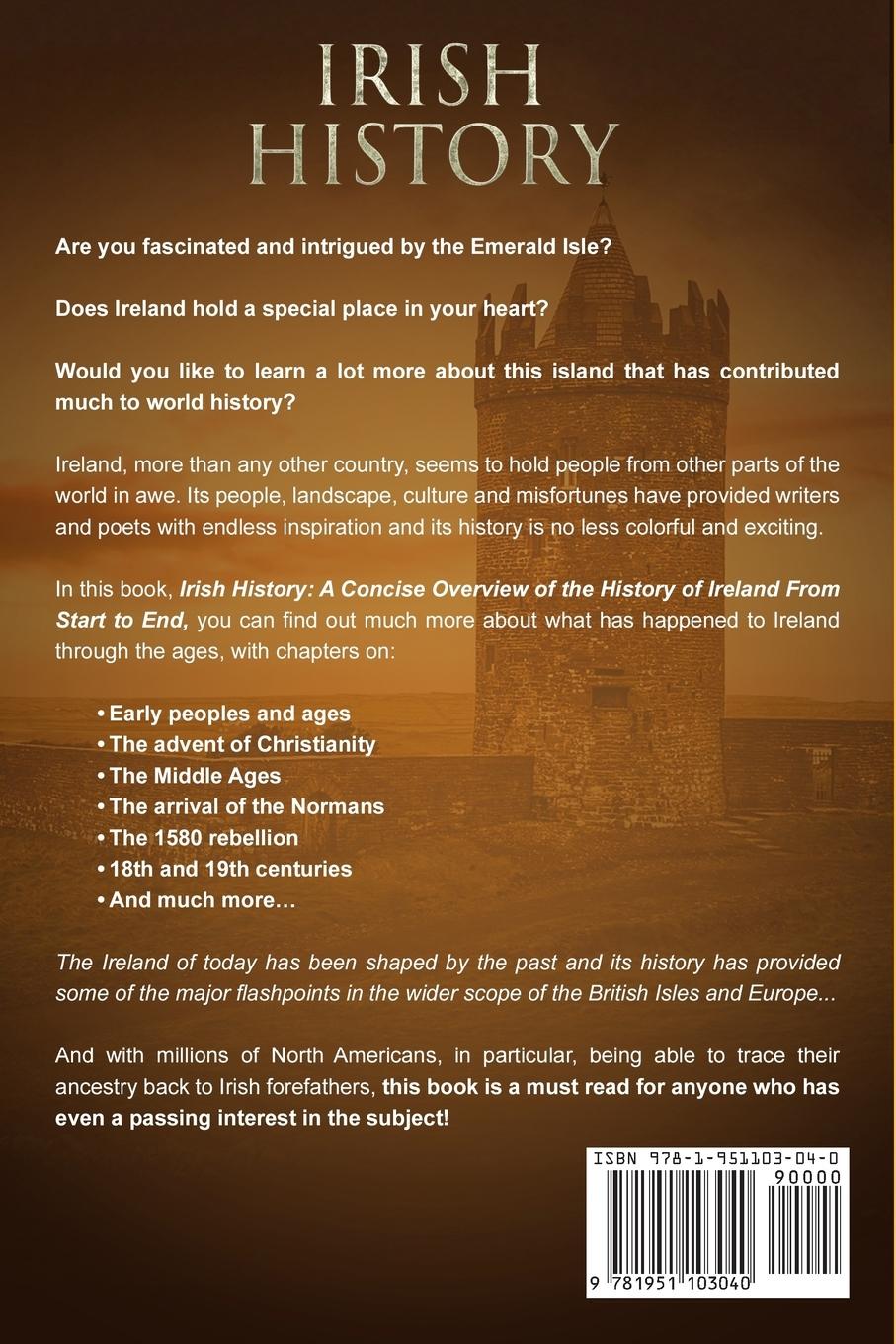 Rückseitencover Irish History