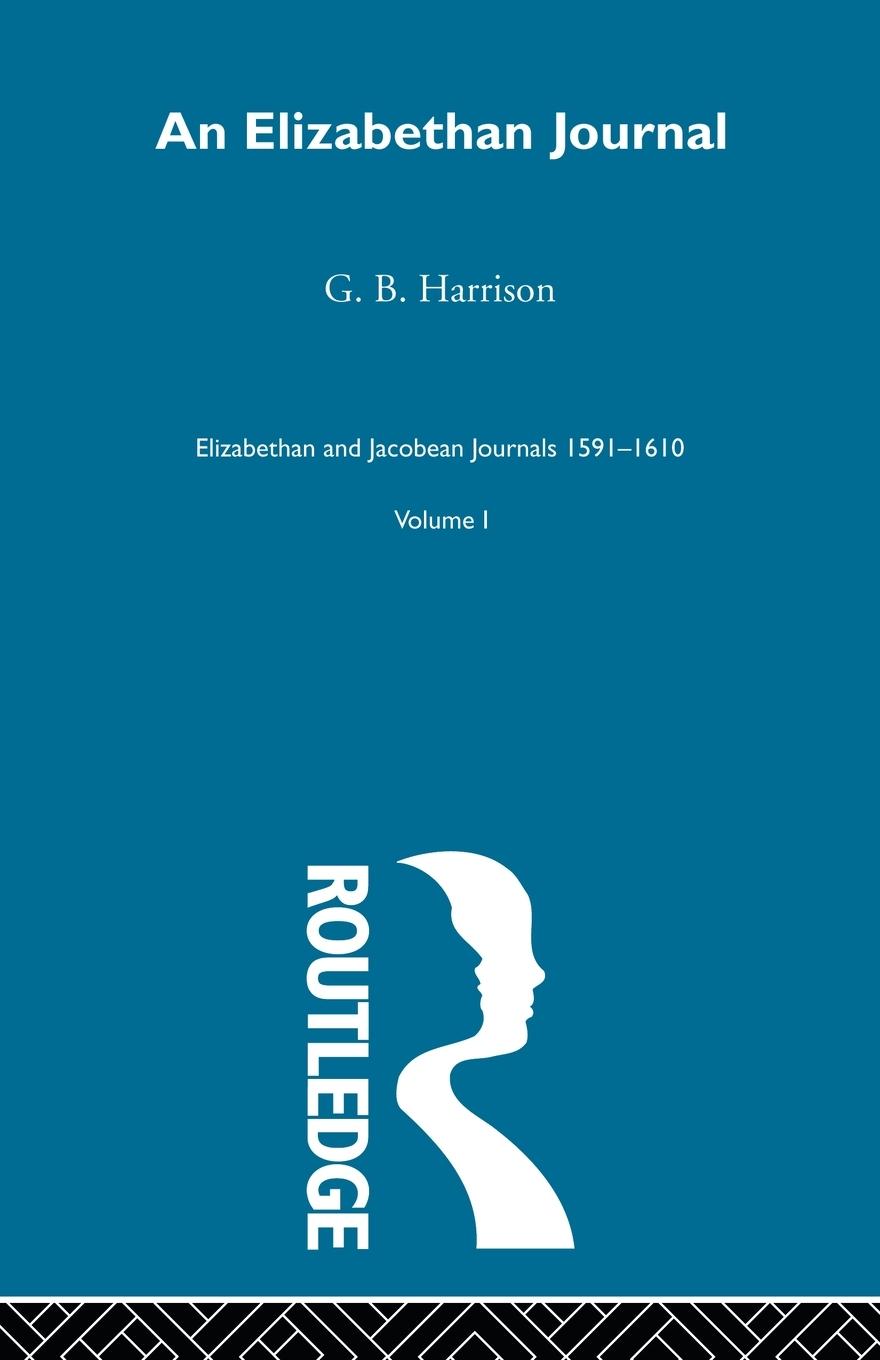 Vorderes Coverbild An Elizabethan Journal V1