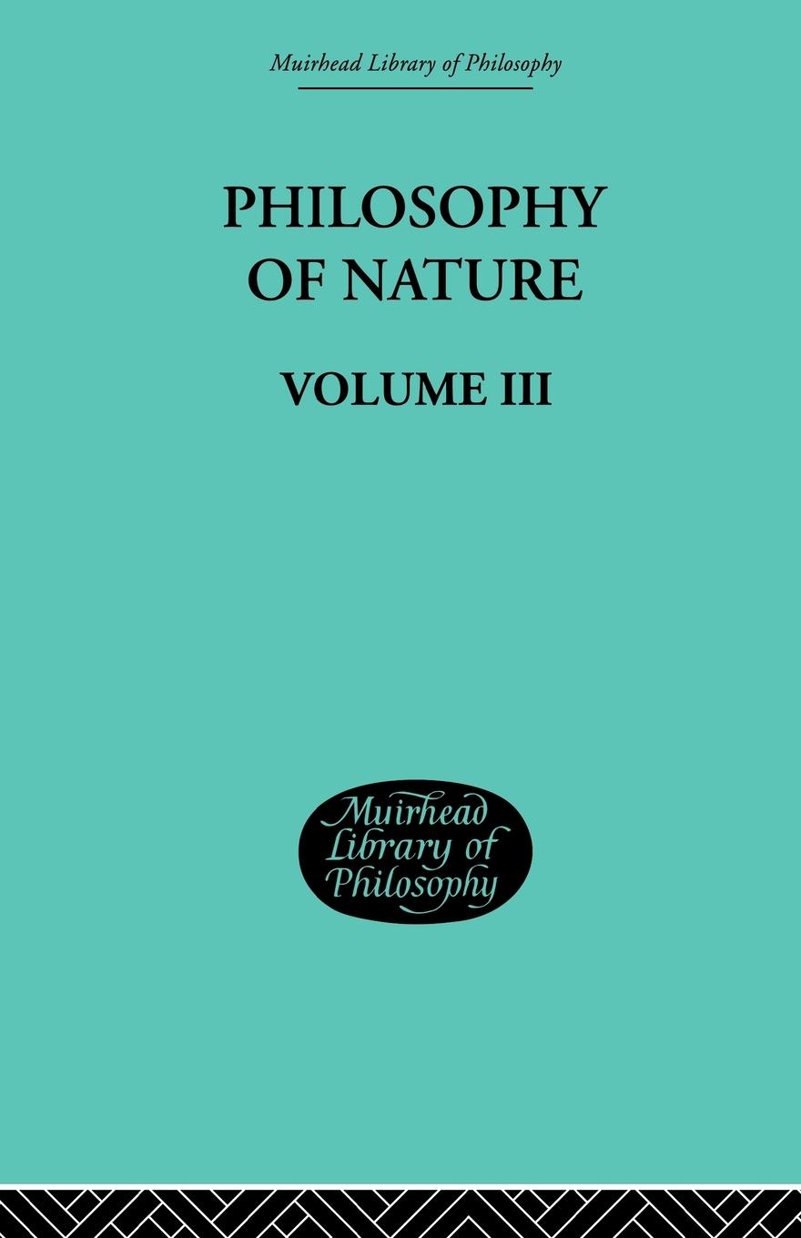 Vorderes Coverbild Hegel's Philosophy of Nature