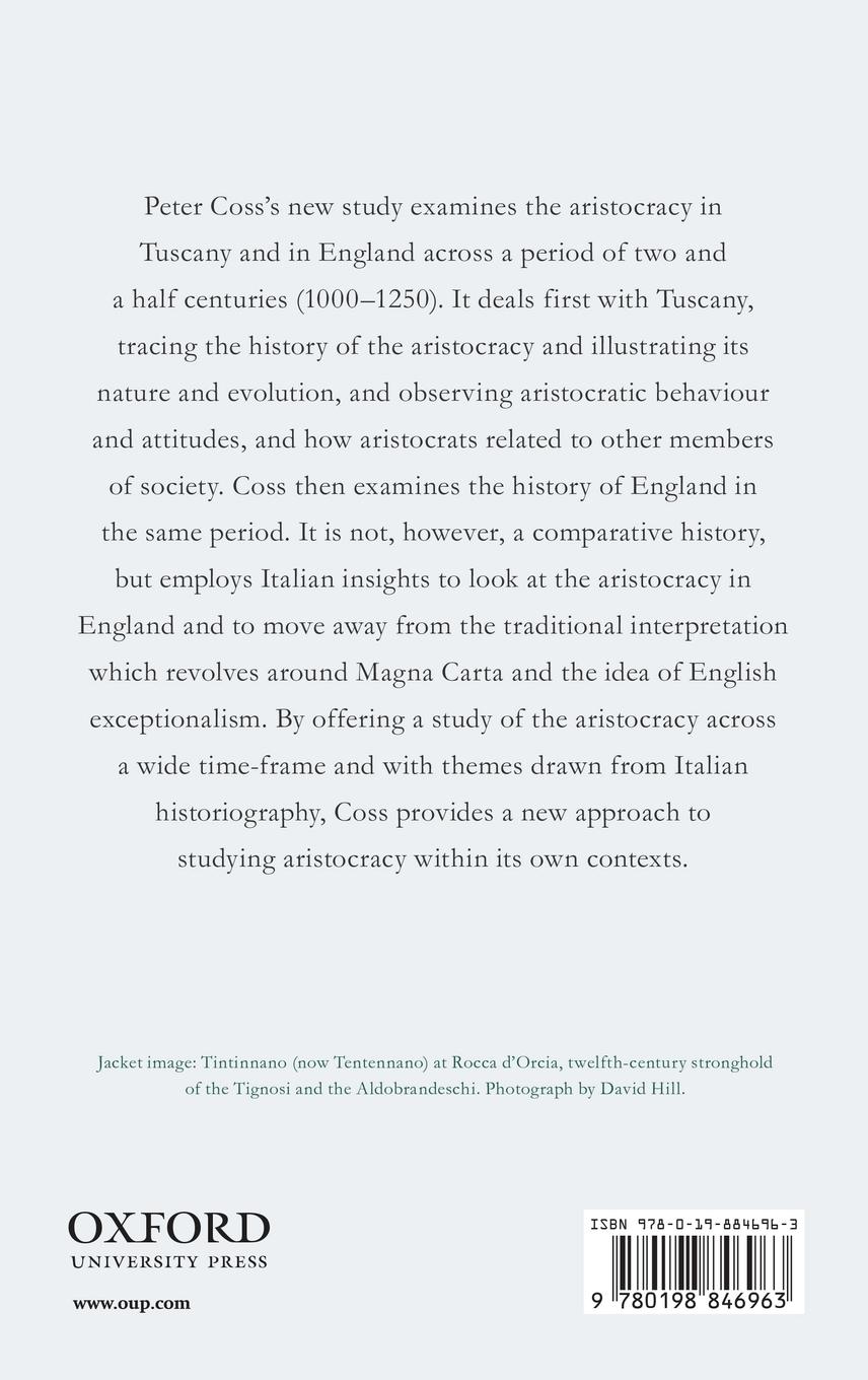 Rückseitencover Aristocracy in England and Tuscany, 1000 - 1250