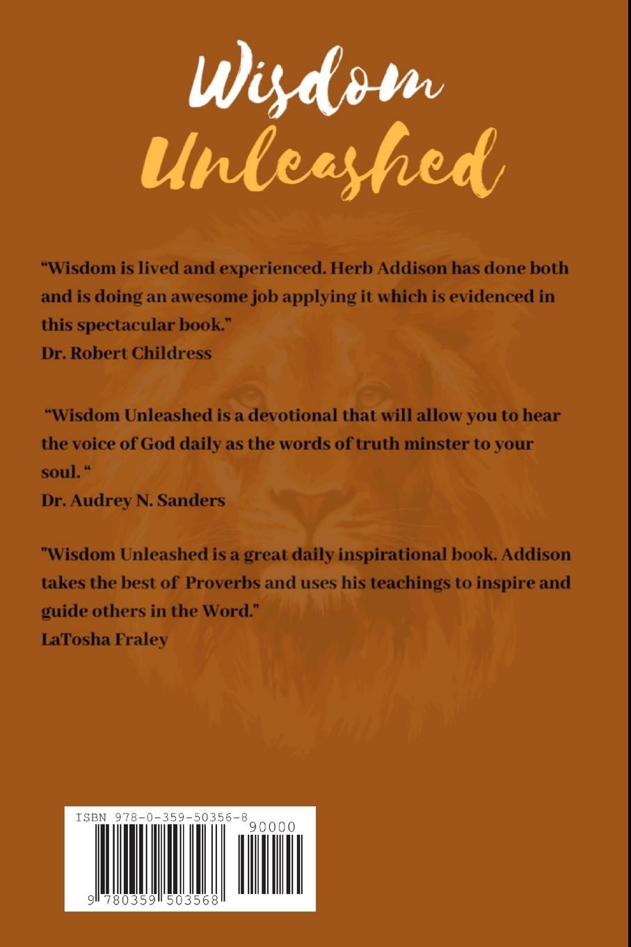 Rückseitencover Wisdom Unleashed