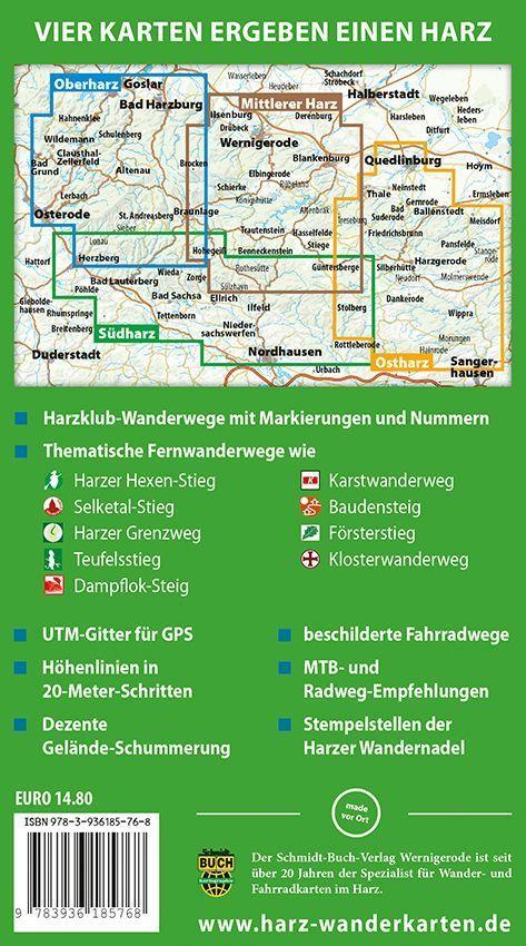 Beispielinhalt (Bild) Der Harz in 4 Teilen
