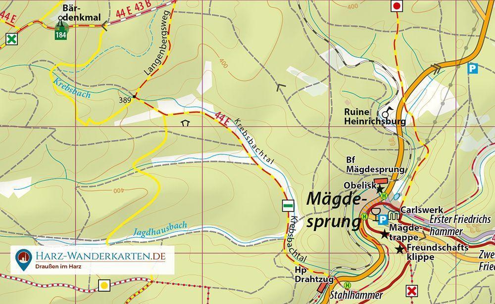 Beispielinhalt (Bild) Der Harz in 4 Teilen