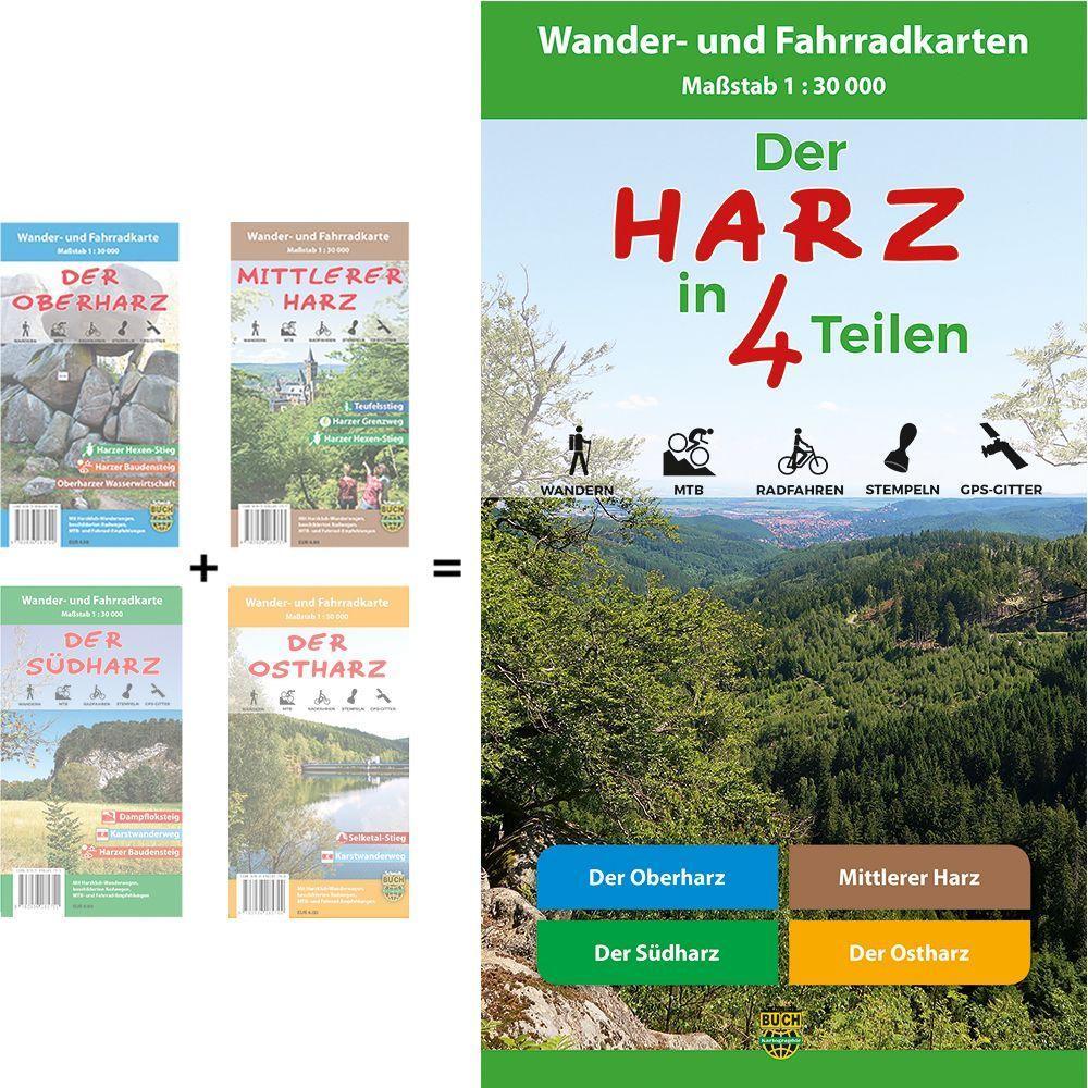 Beispielinhalt (Bild) Der Harz in 4 Teilen