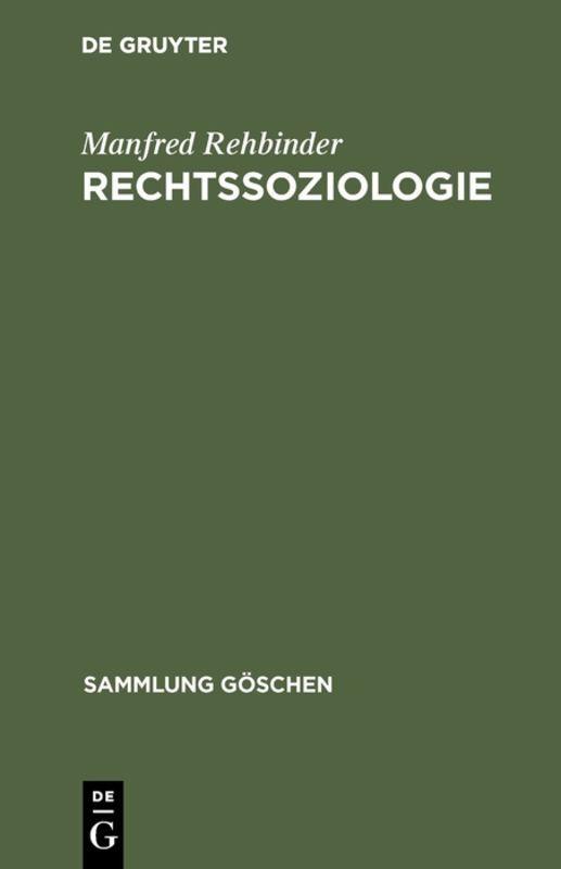 Vorderes Coverbild Rechtssoziologie